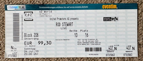 Ticket konzertkarte - ticket,,