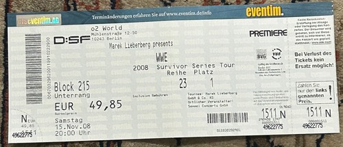 Wwe world berlin - o2,